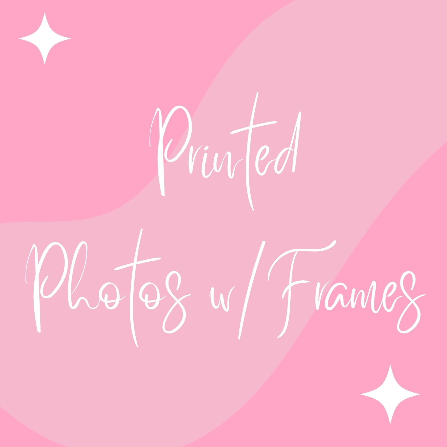 Printed Photos w/frames