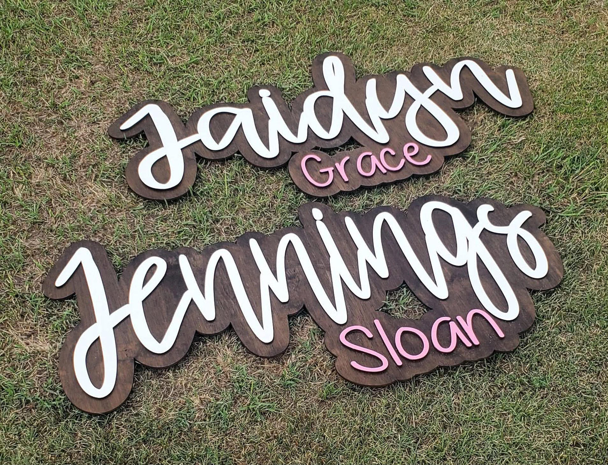 3D Name Signs