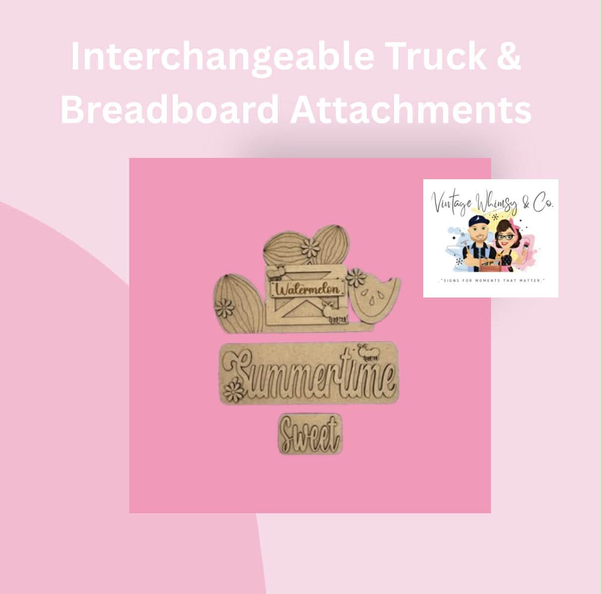 Interchangeable Truck & Breadboard Attachments