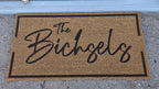 Personalized Family Name Doormat