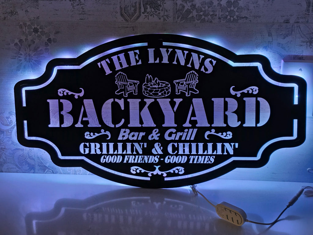 Backlit LED 3D Signs