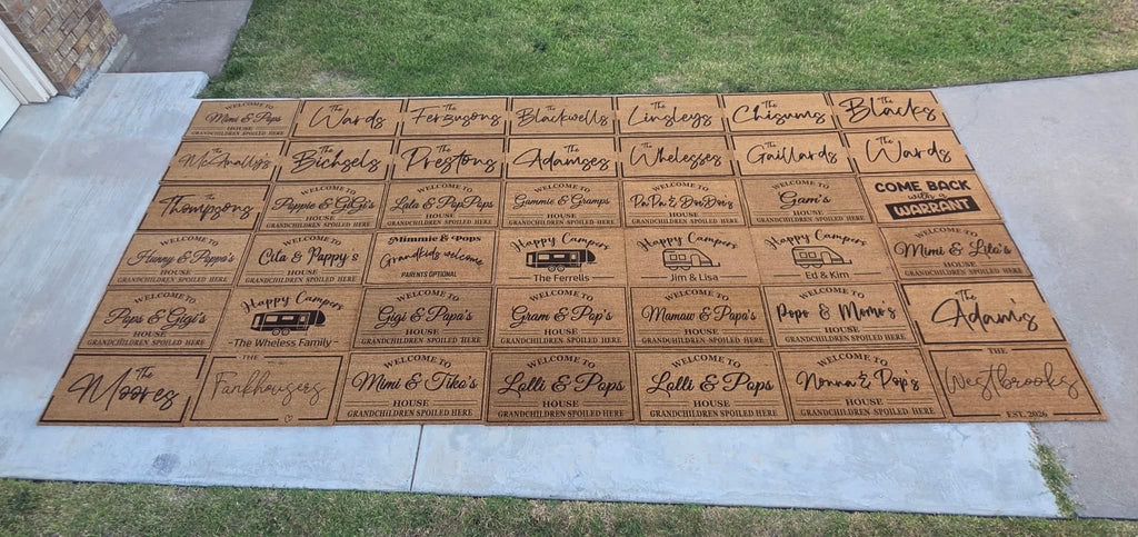 Personalized Family Name Doormat