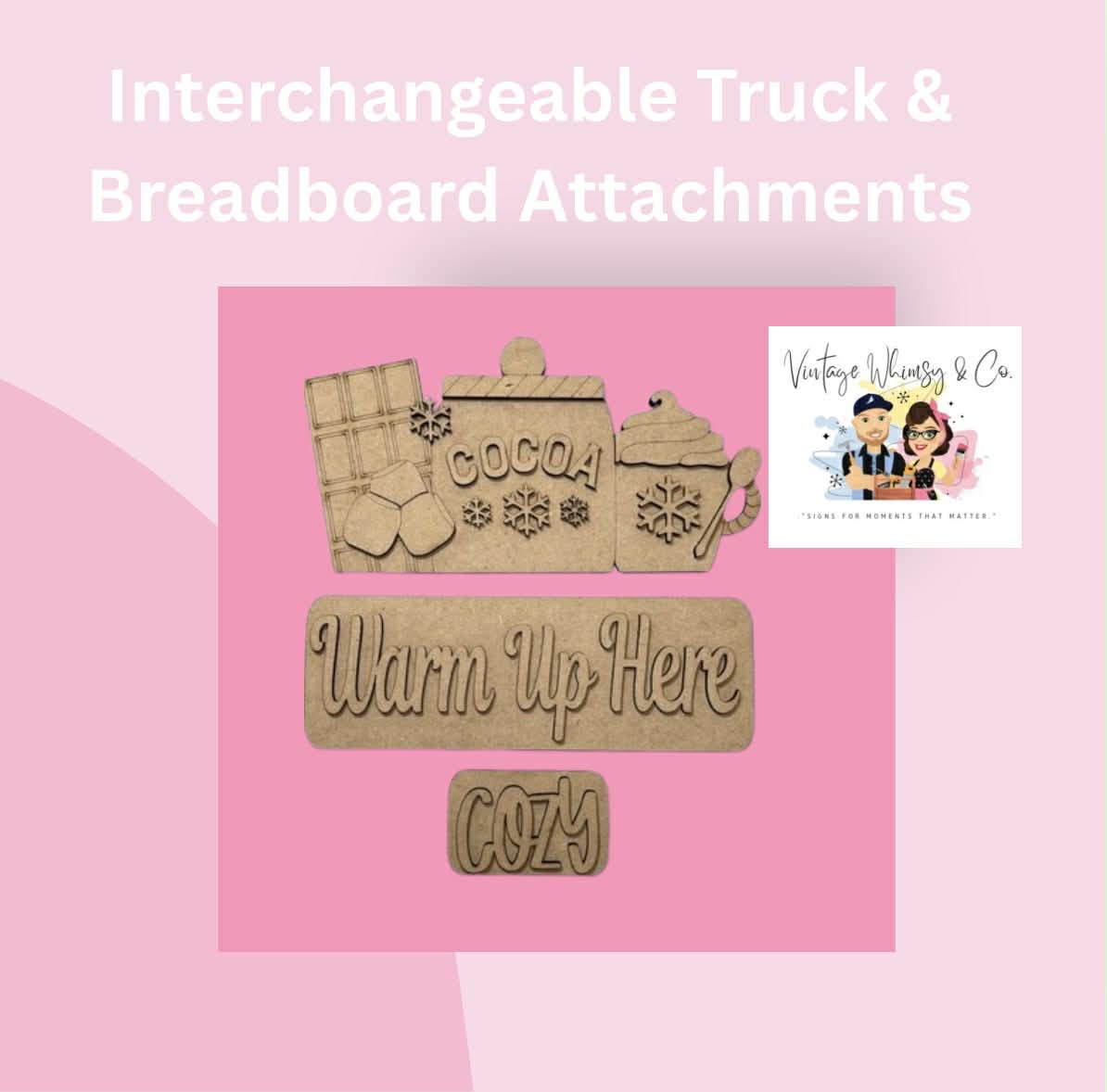 Interchangeable Truck & Breadboard Attachments