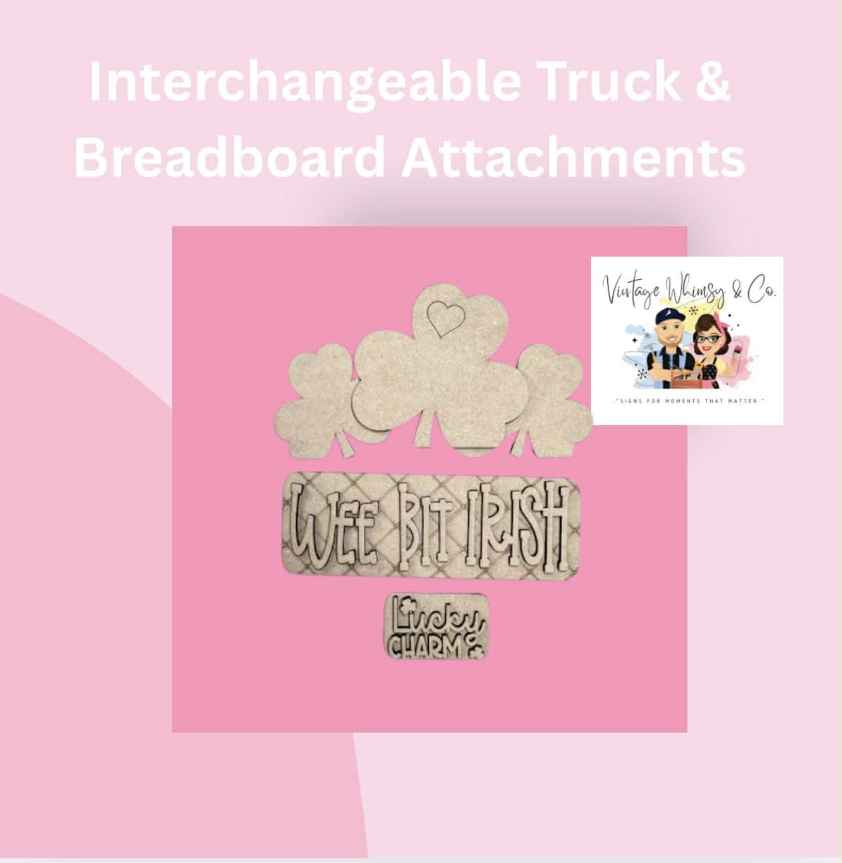 Interchangeable Truck & Breadboard Attachments
