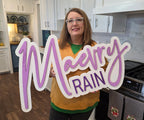 Two Color 3D Name Sign