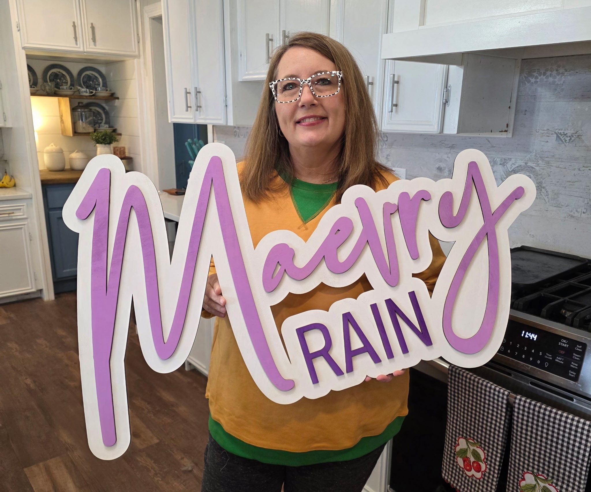 Two Color 3D Name Sign