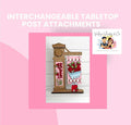 Interchangeable Tablettop Post Attachments