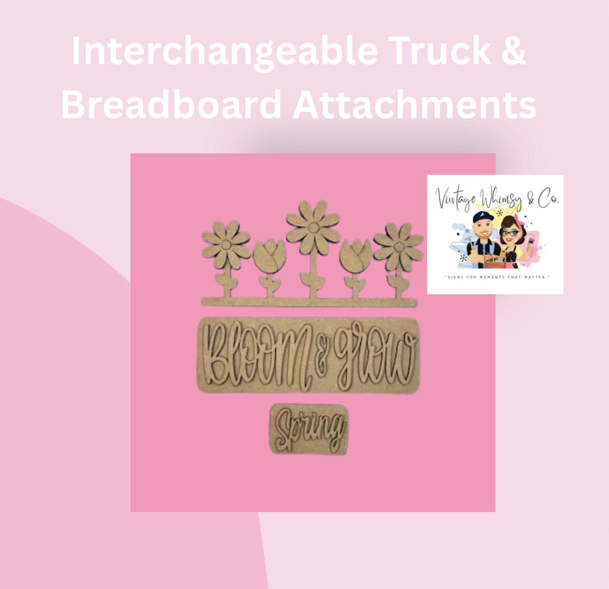 Interchangeable Truck & Breadboard Attachments