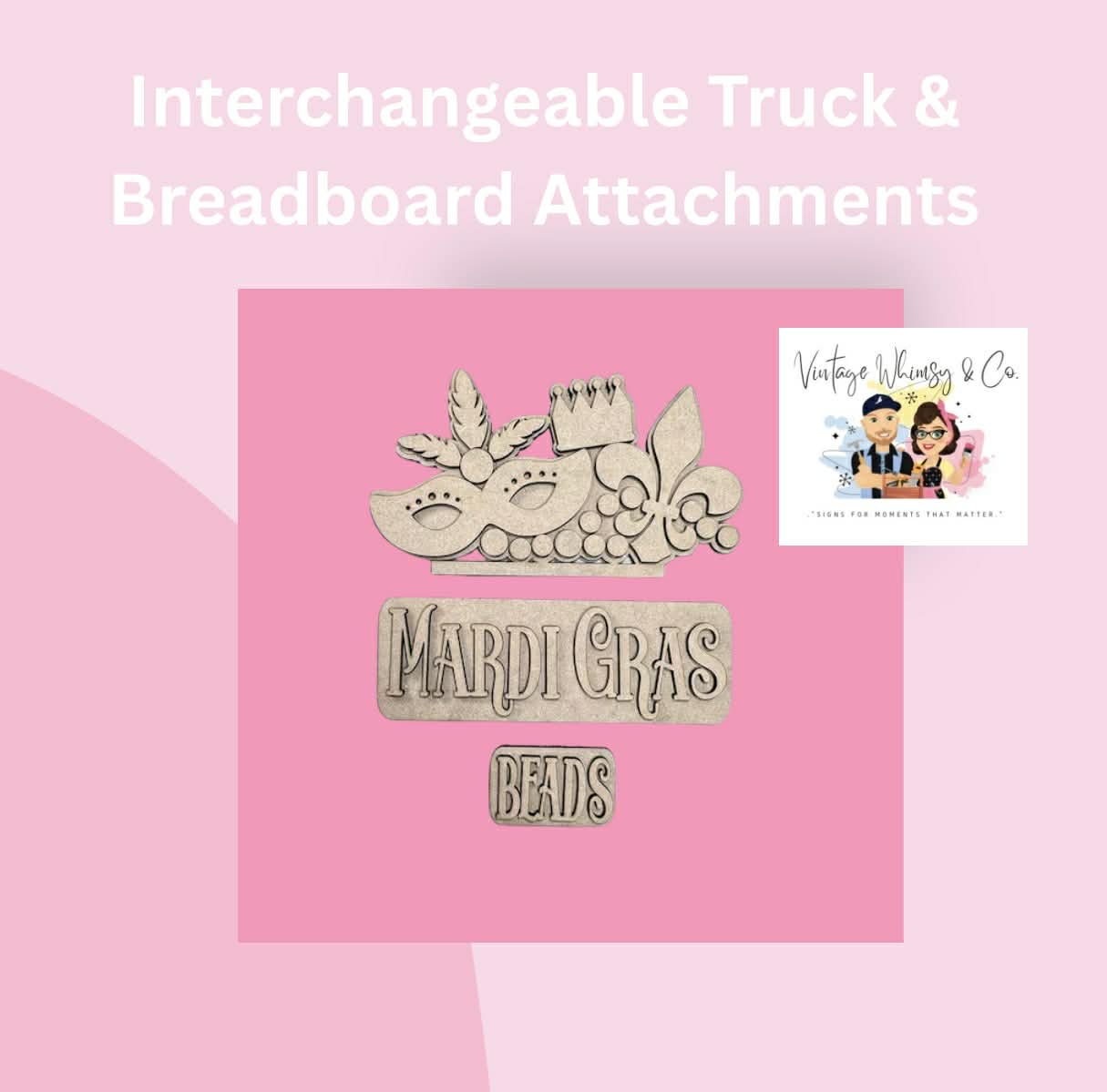 Interchangeable Truck & Breadboard Attachments