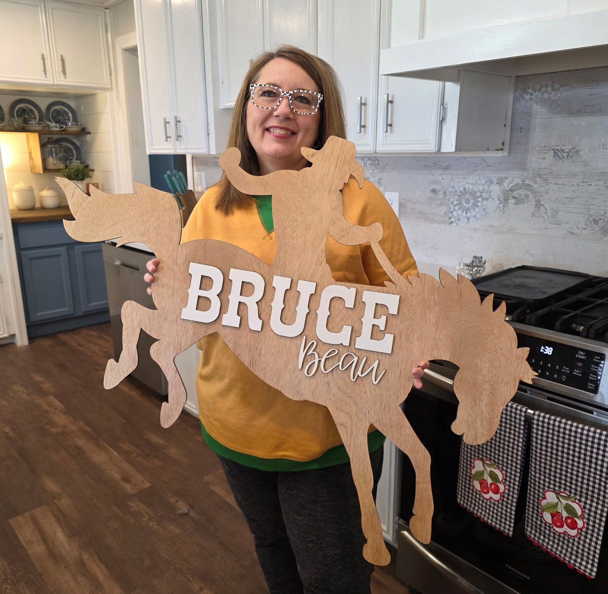 Two Color 3D Name Sign