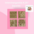 Interchangeable 4.25" Square