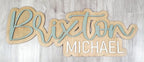 Two Color 3D Name Sign