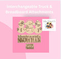 Interchangeable Truck & Breadboard Attachments