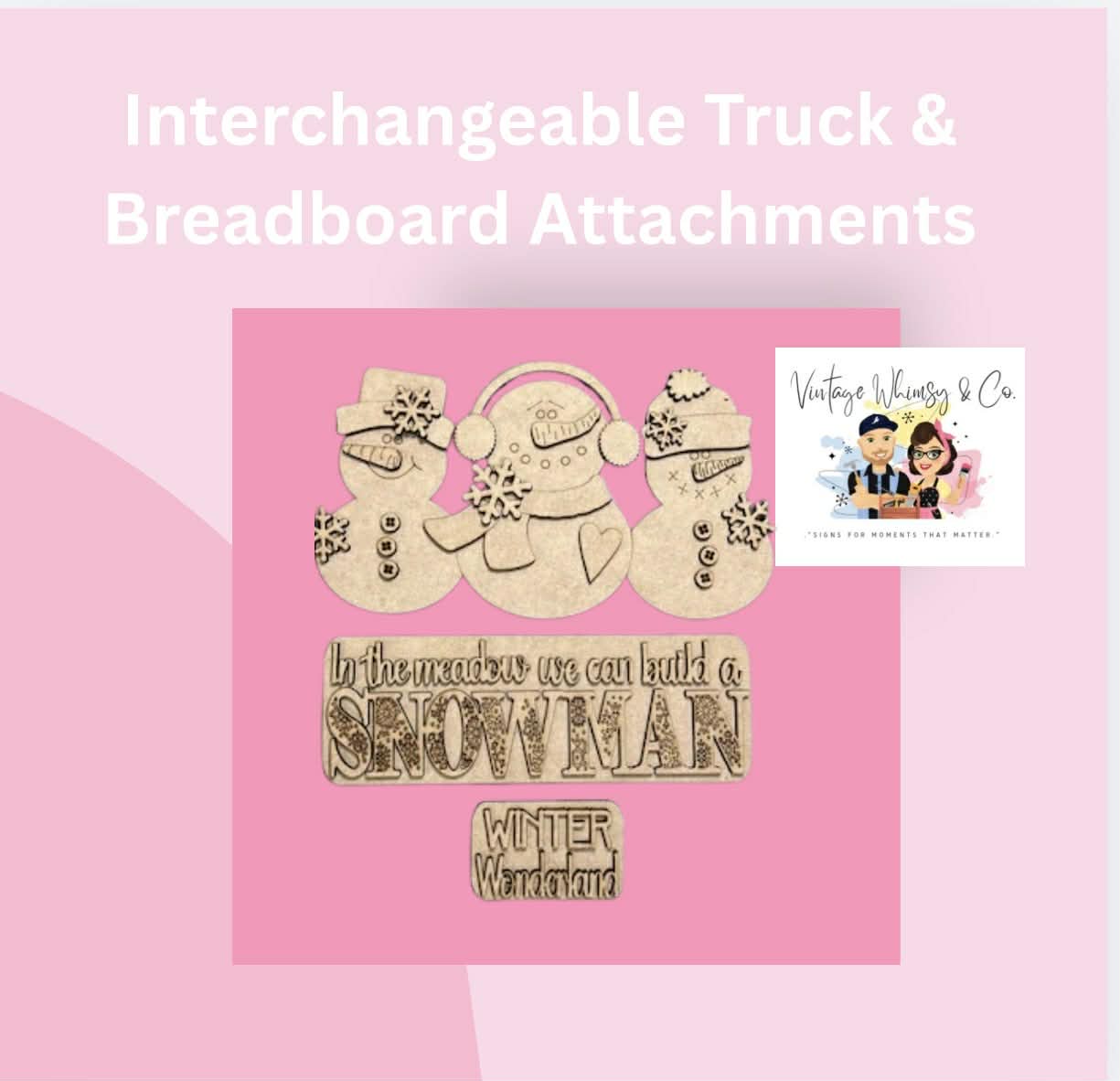 Interchangeable Truck & Breadboard Attachments