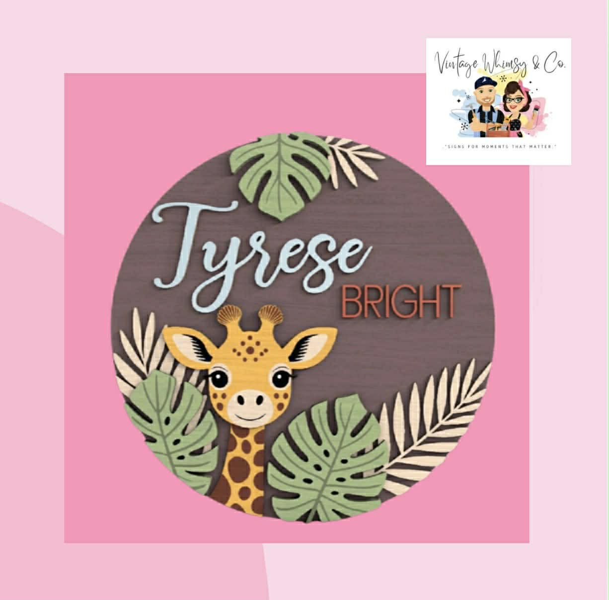 18 Inch Nursery 3D Doorhanger