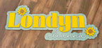 Two Color 3D Name Sign