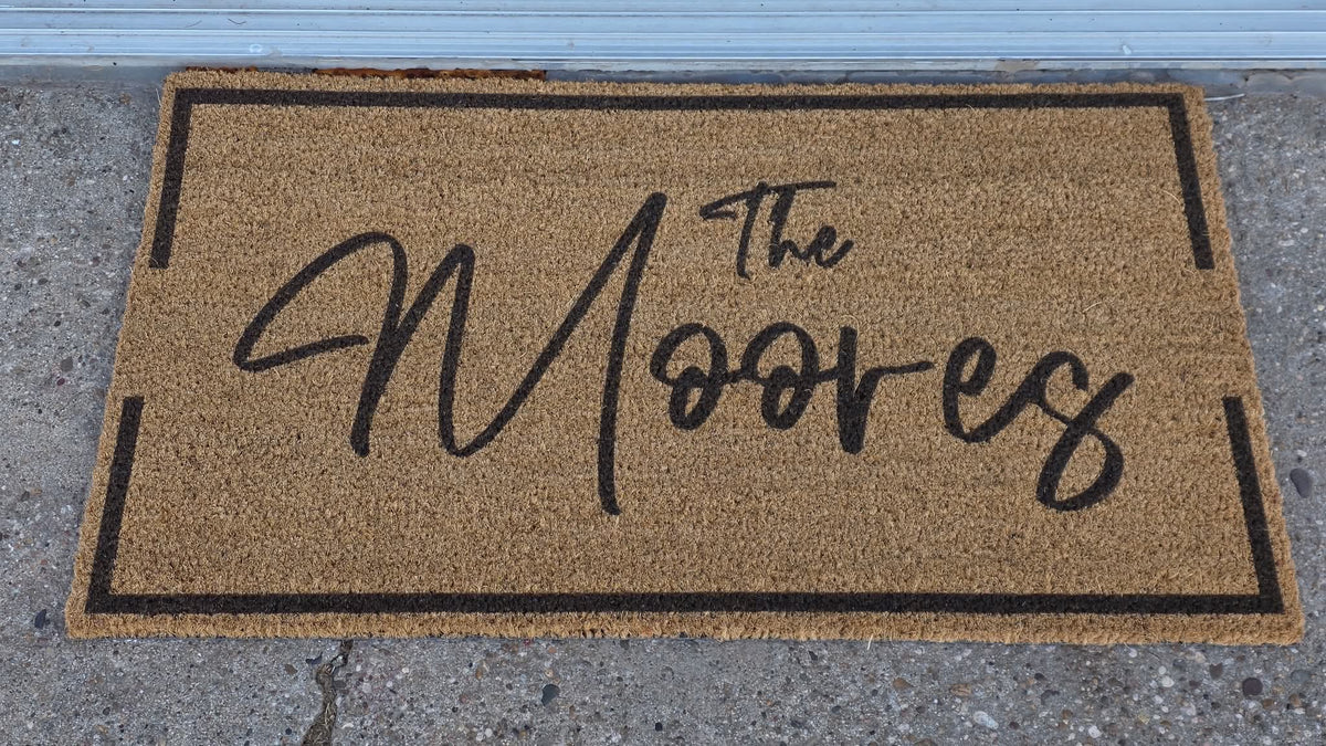Personalized Family Name Doormat