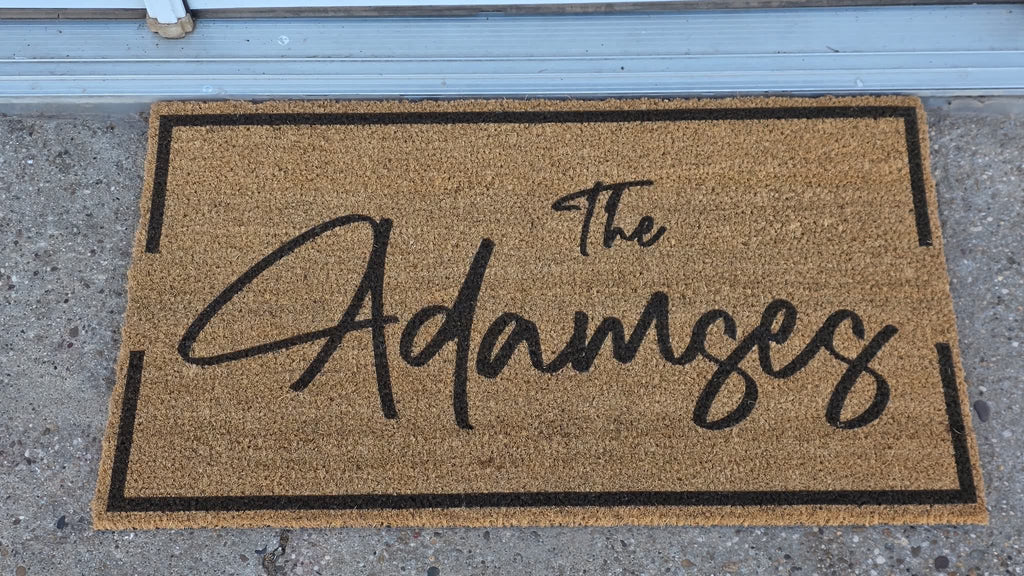 Personalized Family Name Doormat