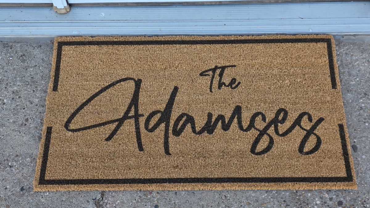 Personalized Family Name Doormat