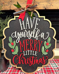 Merry Little Christmas 3D Door Hanger Kit