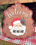 Welcome Santa 3D Door Hanger Kit