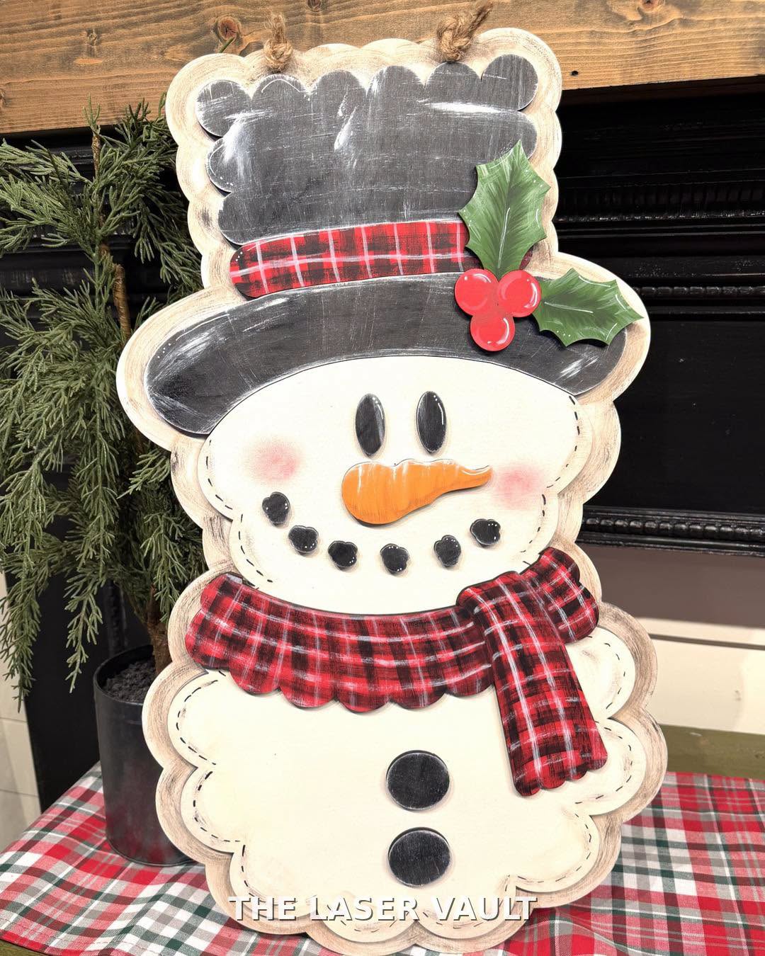 Snowman 3D Door Hanger Kit
