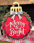 Merry &amp; Bright Ornament 3D Door Hanger Kit