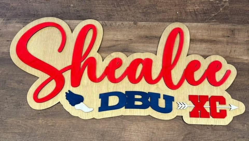 Two Color 3D Name Sign