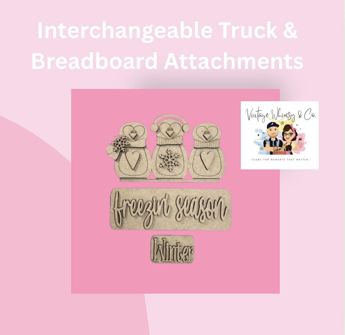 Interchangeable Truck & Breadboard Attachments