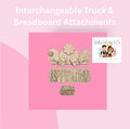 Interchangeable Truck & Breadboard Attachments