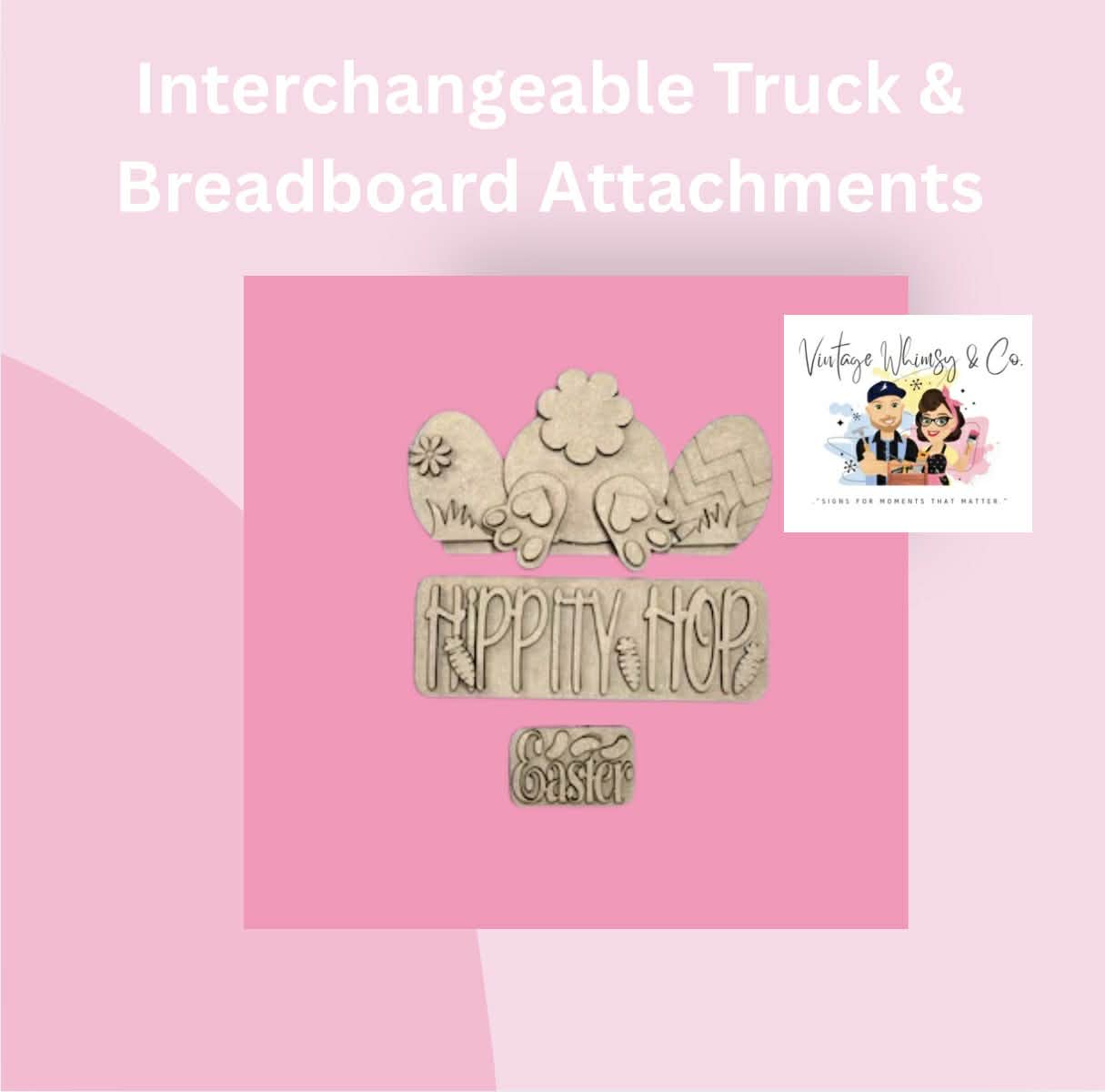 Interchangeable Truck & Breadboard Attachments