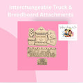 Interchangeable Truck & Breadboard Attachments