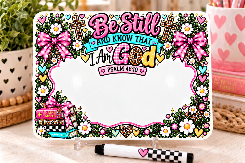 Faith Desk Dry Erase Board