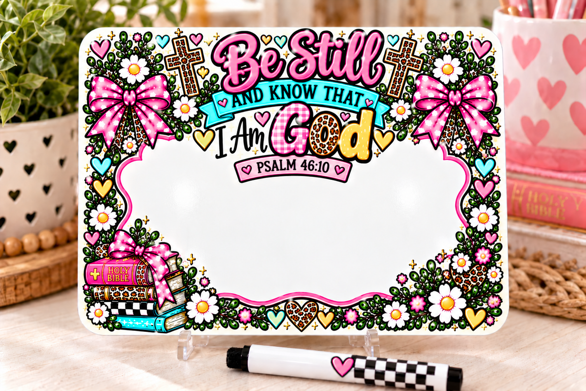 Faith Desk Dry Erase Board
