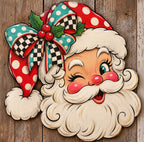 Winking Santa DIY Paint Cutout