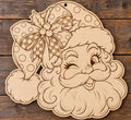 Winking Santa DIY Paint Cutout