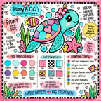 J203-Pippy & CiCi's Birthday Box-Mermaid Party Option
