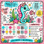 J203-Pippy & CiCi's Birthday Box-Mermaid Party Option