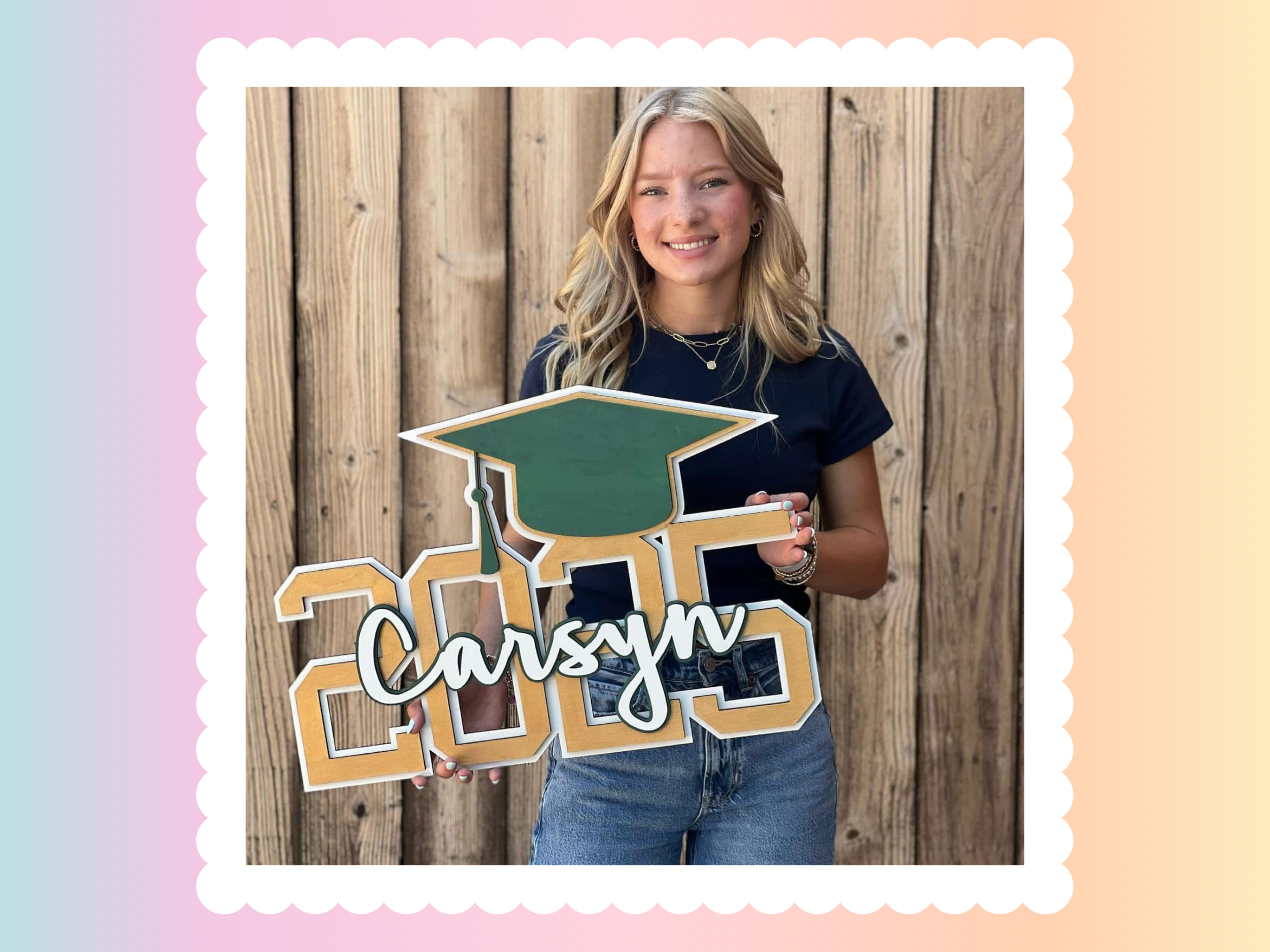 High School/College Senior Sign