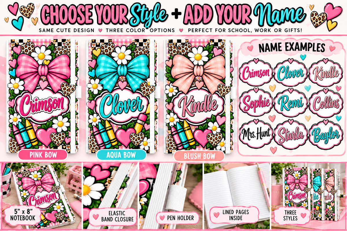 Personalized Name Notebook