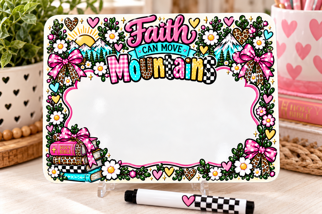 Faith Desk Dry Erase Board