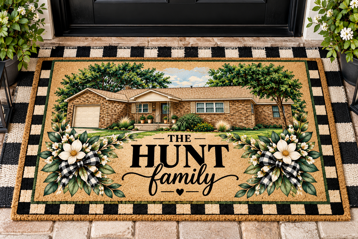 Custom House Family Doormat
