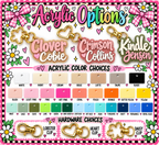 Personalized Layered Acrylic Keychain | Two Names

Copy