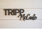 Single Layer Name Custom Sign