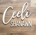 Single Layer Name Custom Sign
