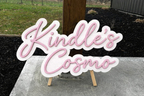 Two Color 3D Name Sign