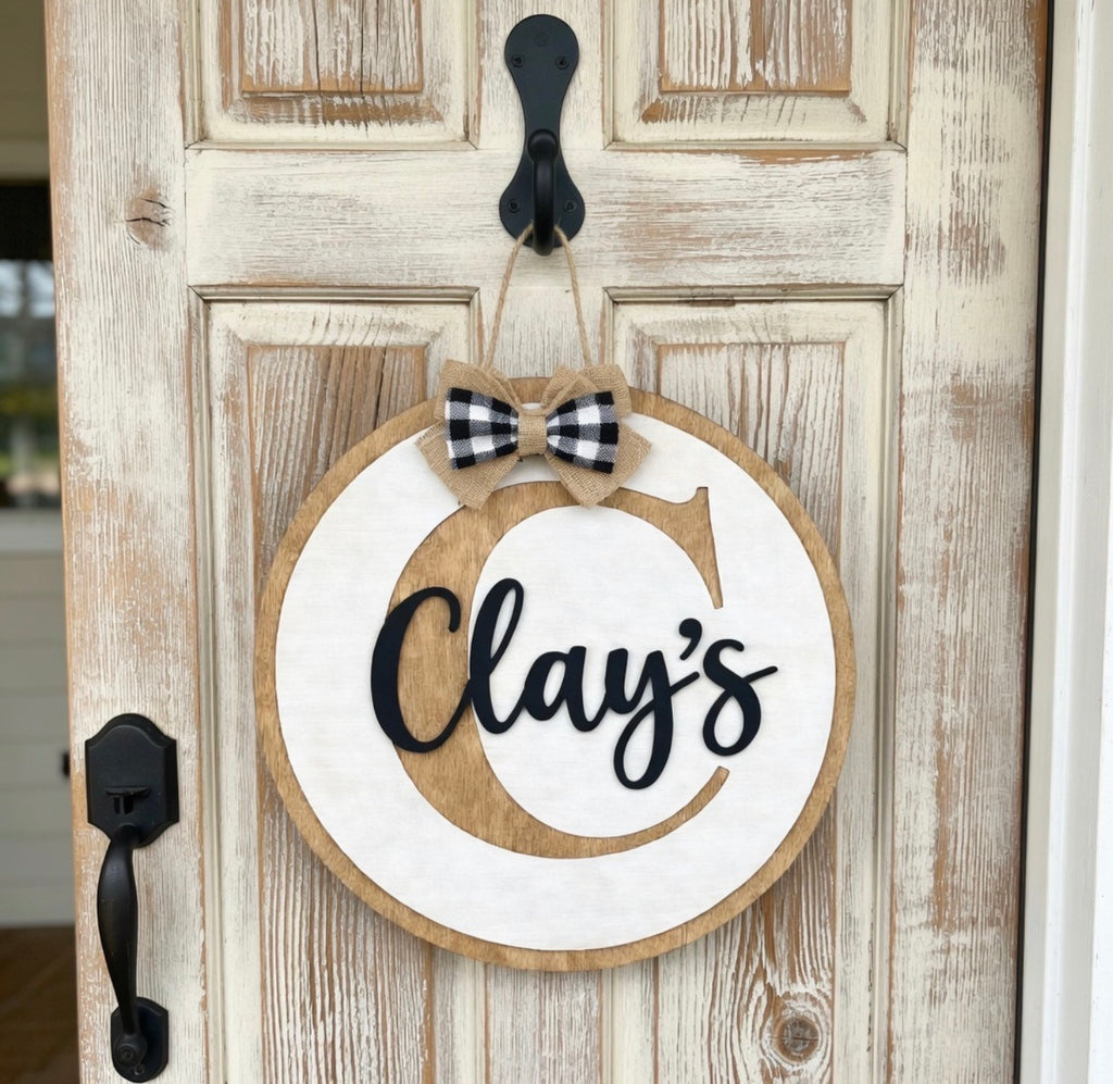 Custom Name Doorhangers