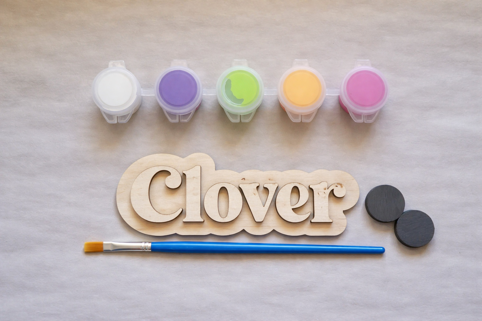 Name Sign Magnet DIY Paint Kit