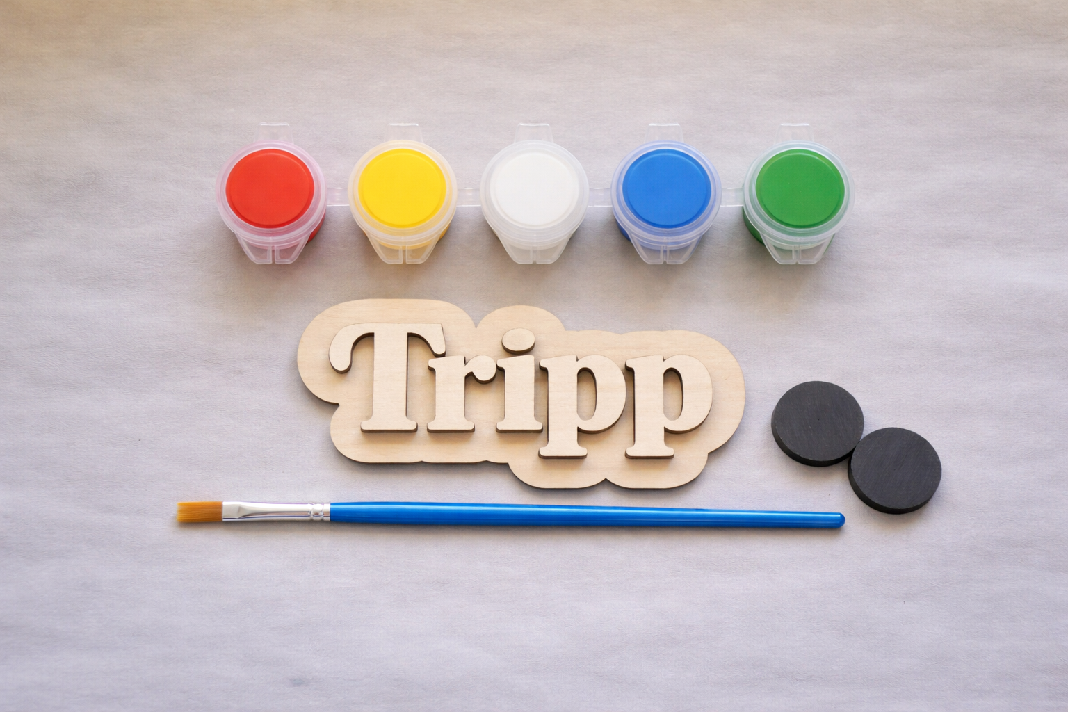 Name Sign Magnet DIY Paint Kit