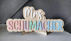 Acrylic 3D Name Sign